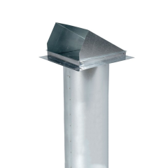 Dryer Vent with Damper &amp; Riser