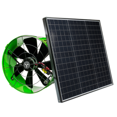 QuietCool® Advanced Attic Gable Solar Fan, 1,653CFM, 120Vac (Up to 2,000sq ft)