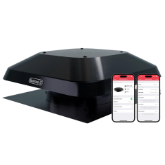 QuietCool® Advanced Roof Mount Fan 1,344 to 1,922CFM, 120Vac (Up to 2,500sq ft)