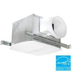 Air King® ENERGY STAR® Certified Ventilation Fan 6&quot; Round Duct, 110CFM, 1.4 Sones, 120Vac 
