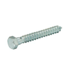 Hex Head Lag Bolt, 3/8&quot; x 2&quot;