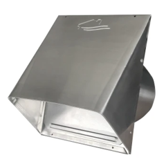 Aluminum Wall Vent Hoods with Flapper