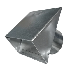 Wall Vent Hoods with Flapper &amp; Screen