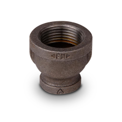 Black Iron Pipe Reducer 1&quot; FIP x 1/2&quot; FIP (cl150 - Sch40)