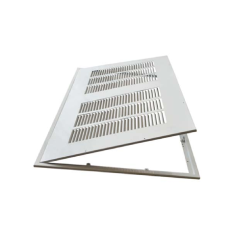 Louvered Access Panel 56-1/4 in. x 28-3/4 in. with 2 in. Filter Rack