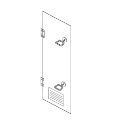 Carrier® Hinged Door Kit for Small Cabinets