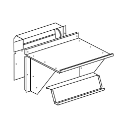 Carrier® Two-Position Outdoor Air Damper for Small Rooftop Units (25-100%)