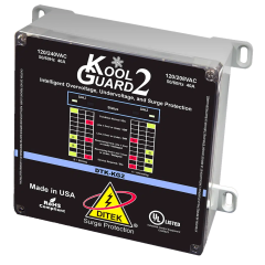 DITEK® Kool Guard 2 Intelligent Voltage Monitor with Surge Protection, 120/240Vac, 40A