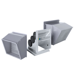 Micrometl Convertible Economizer, Genesis Ultra Low Leak with Belimo Controls, Adjustable Dry Bulb, Barometric Relief (Large Cabinets)