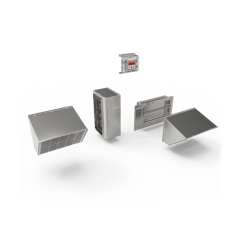 Micrometl Horizontal Economizer, Genesis Ultra Low Leak with Honeywell JADE™ Controls, Adjustable Dry Bulb, Barometric Relief