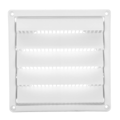 Plastic Wall Vents with Fixed Louvers