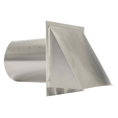 Aluminum Hooded Wall Vents with Screen &amp; Damper