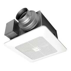 Panasonic WhisperGreen® Select™ ENERGY STAR® Certified Ventilation Fan 4&quot; or 6&quot; Round Duct, 50 to 110CFM, 0.3 Sones, 120Vac (Multi Speed)