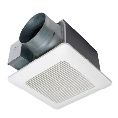 Panasonic WhisperCeiling® DC™ SmartFlow™ ENERGY STAR® Certified Ventilation Fan 6&quot; Round Duct, 110 to 150CFM, 0.3 Sones, 120Vac (Multi-Speed)