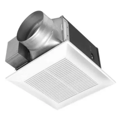Panasonic WhisperCeiling™ ENERGY STAR® Certified Spot Ventilation Fan 6&quot; Round Duct, 190CFM, 0.8 Sones, 120Vac