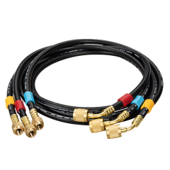 Fieldpiece® Low Loss Hose Kit, 800 psi, 1/4&quot; x 1/4&quot; x 60&quot;
