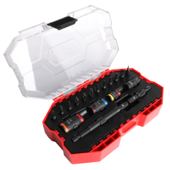 Malco® Malco C-RHEX® Socket Install Kit with 12 Impact Rated Bits in Premium Hard Case