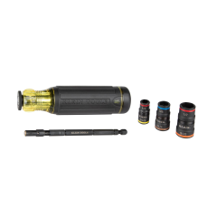 Klein Tools® 20-in-1 Impact Driver Set with Screwdriver Bits and Magnetic Flip Sockets