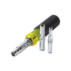 Klein Tools® 6-IN-1 Heavy-Duty Multi-Bit Nut Driver 3/16&#039;&#039;, 1/4&#039;&#039;, 5/16&#039;&#039;, 3/8&#039;&#039;, 7/16&#039;&#039;, 9/16&#039;&#039;