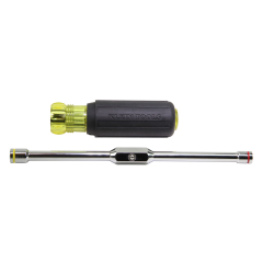 Klein Tools® 2-IN-1 Magnetic Nut Driver 1/4&quot; &amp; 5/16&quot; x 3&quot;