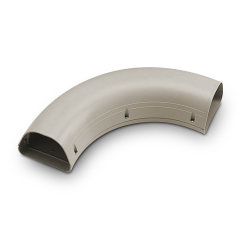 Rectorseal® Fortress® 122 Line Set Cover Sweep 90° Elbow 4-1/2&quot; (Ivory)