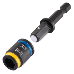 Malco® C-RHEX® Cleanable Reversible Magnetic Hex Driver 5/16&quot; &amp; 3/8&quot; x 2&quot;
