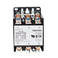 Totaline® Contactor 3 Pole, 120Vac Coil, 90FLA, 120RA, Screw Terminals