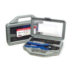 Totaline® Ratchet Action Crimp Tool with 4 Interchangeable Dies