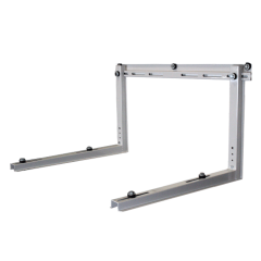 DiversiTech® Wall Bracket with Rail 25&quot; x 34&quot;, 500 lbs (Steel)