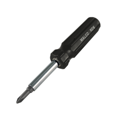 Malco® 6-IN-1 Reversible Driver #1 &amp; #2 Phillips, 3/16&quot; &amp; 9/32&quot; Slotted &amp; 1/4&quot; &amp; 5/16&quot; Hex