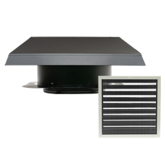 QuietCool® Roof Mount Whole House Fan 2,878 to 3,543CFM, 120Vac (1,220 to 1,831sq ft)