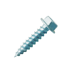 Duro Dyne® Super Saber® Self Piercing Screws with Taper Point 1/4&quot; Hex Head, 1-1/2&quot; L, #8 (1,000 pk)