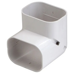 Rectorseal® Slimduct® 100 Line Set Cover 90° Vertical Elbow 3-3/4&quot; (White)