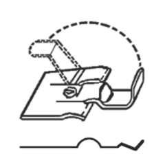 Snap Action Fastener 2-3/8&quot;