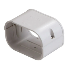 Rectorseal® Slimduct® 100 Line Set Cover Coupler 3-3/4&quot; (White)