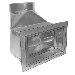 90° Radiation Damper Angle Boots with Flange (UL Approved)