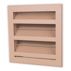 Shoemaker 4525 Series Storm Resistant Stationary Outside Air Louvers