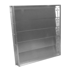 Square Barometric Dampers (Side Draft)