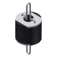 Mason Industries Ceiling Hanger, 0.20 in. Deflection, 60lbs.