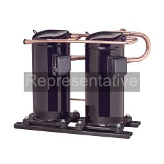 Copeland Hermetic Scroll Compressor R22, 188,000BTU, 460Vac, Three Phase (Even Tandem)