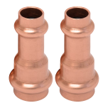 ZoomLock MAX 1/2" x 3/8" Reducer Press Fitting (Sold in Multiples of 2)