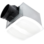 Air King® ENERGY STAR® Certified Deluxe Quiet Ventilation Fan 6" Round Duct, 80CFM, 0.5 Sones, 120Vac