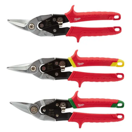Milwaukee® 3-Piece Straight/Left/Right Aviation Snip Set