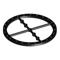 Nozzle End Pass Partition Plate