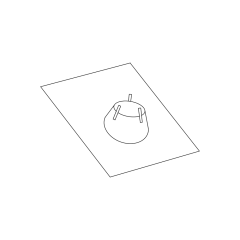 6&quot; Code Cap Base Conductor Flashing 0-5/12 Pitch (Regular)