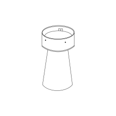 6&quot; Code Cap Round Top