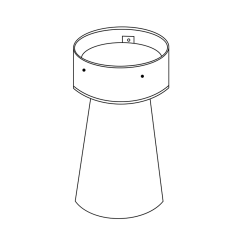 8&quot; Code Cap Round Top