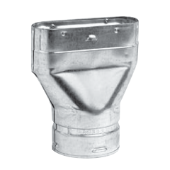5&quot; Round to Oval B-Vent Adapter
