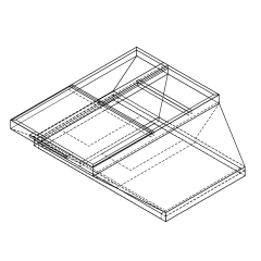 22&quot; Curb Adapter, Trane to Carrier