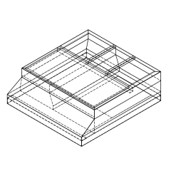 CDI 16&quot; Curb Adapter, Welded, Trane to Carrier